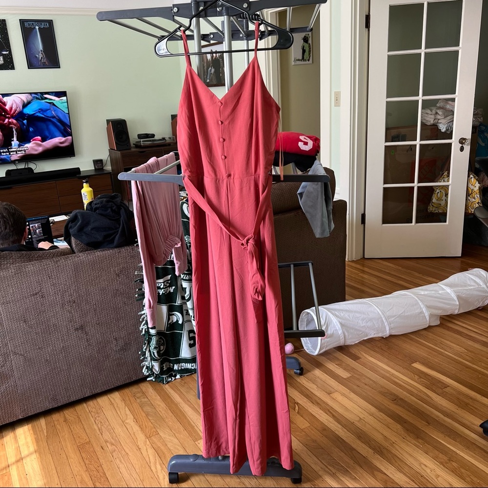 Monteau Jumpsuit, Size S, Coral